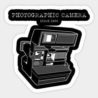 PHOTOGRAPHIC CAMERA white version T-Shirt / Photography Sticker